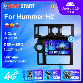 NAVİSTART Araba Radyo Dokunmatik Ekran Hummer H2 2008 Multimedya Android Navigasyon GPS Stereo Autostereo Video Kamera 2 Din Radyo