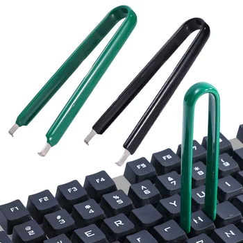 U şeklinde Anahtarı Anahtar Çektirme Keycaps Çıkarma Aracı IC Çip Sökücü Klip Mekanik Klavye Bakım Seti Klavye Anahtarı Araçları