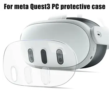 VR Kask Koruyucu Kapak İçin Uygun Meta Quest3 Ön Kapak PC Koruyucu Kılıf VR Gözlük Aksesuarları Toz Geçirmez X2U2
